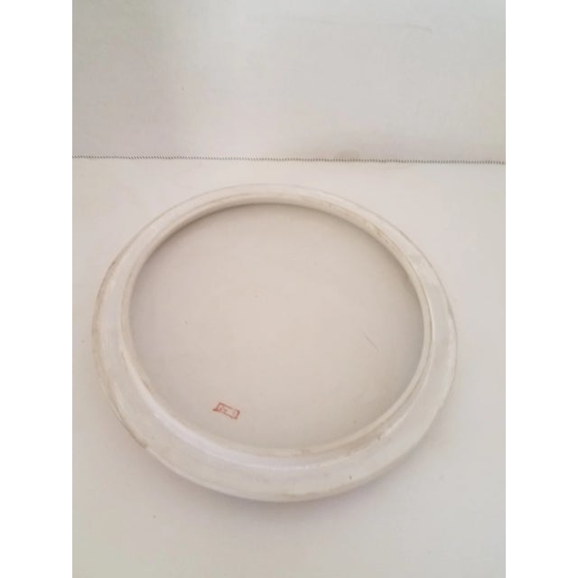 1960s Vintage 1960s Blank Macau Empire Collection Hand Painted Porcelain Chinese Export Covered Decorative Bowl For Sale - Image 5 of 9