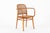 1960s Vintage Bent Wood & Wicker Cafe Chairs by Josef Hoffman for Ligna For Sale - Image 5 of 12
