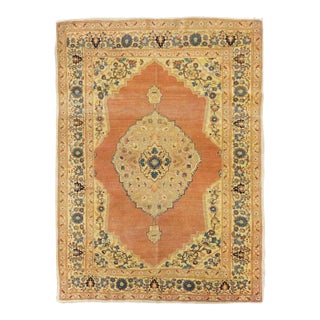 Antique Haji Jalili Tabriz Rug 4'1'' X 5'9'' For Sale