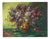 Vandewalle, Still Life Painting with Lilacs, 1960s, Canvas For Sale