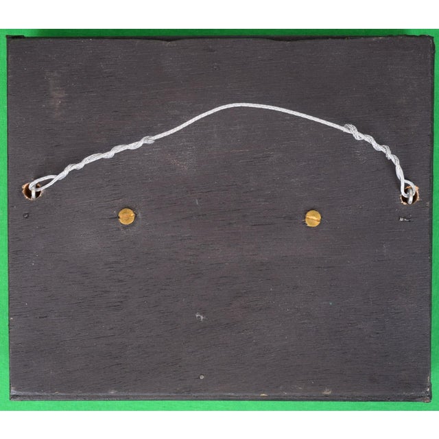 Canvas Sz: 3"H x 4"W Frame Sz: 5 3/4H x 6 5/8"W x 1 1/4"D Artist: James Sexton Tully (b. 1965-)