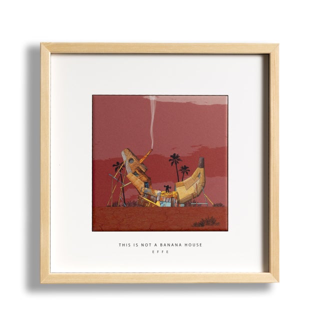 Framed This Is Not a Banana Object by Francesco Di Dio for Kiasmo, in New conditions. Designed from 2000