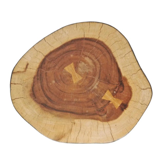 Blackened Stump Side Table For Sale - Image 4 of 5