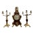 18th Century Tiffany & Co. Clock and Candelabra Set- 3 Pieces For Sale