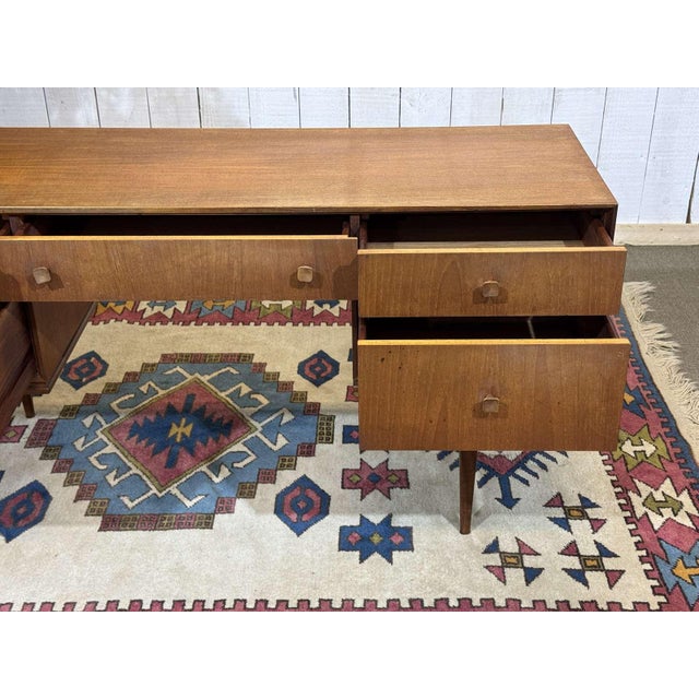 English Teak Desk, 1970s For Sale - Image 5 of 14