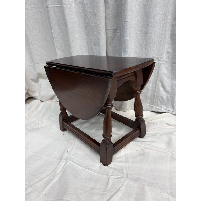 Late 19th Century English Oak Twist Top Stool For Sale - Image 4 of 6