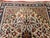 Ivory Vintage Persian Isfahan Rug, Hand-Knotted Wool, Floral Pattern, Ivory & Navy, 3x4 For Sale - Image 8 of 15