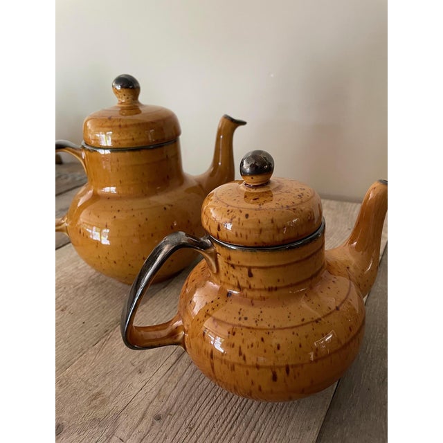 Boch Palma Coffee Maker and Tea Maker from Boch Frères, Set of 2 For Sale - Image 3 of 8