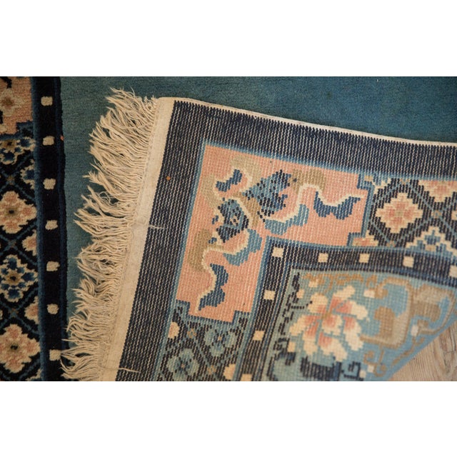 Sky Blue Vintage Peking Rug Runner - 2'3" x 11' For Sale - Image 8 of 11