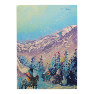 Earl Biss "Late Winter Pass" Serigraph on Paper Hand Signed Make an Offer