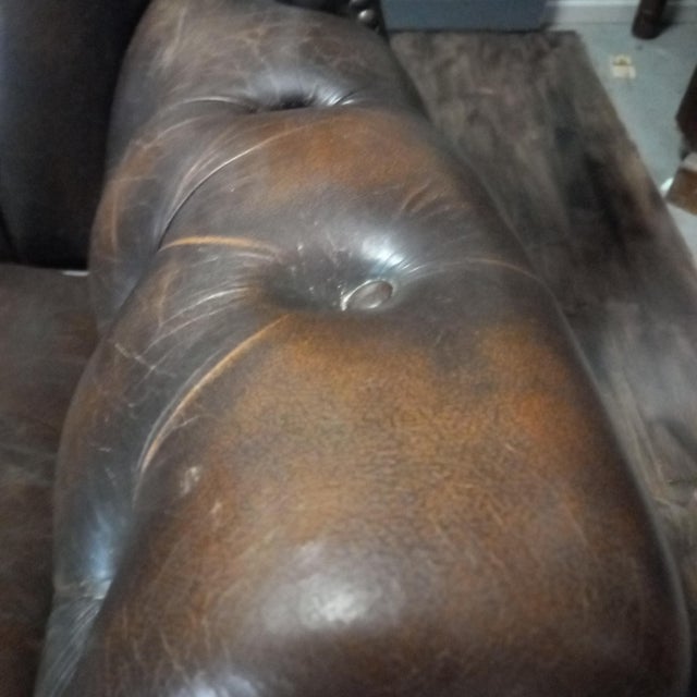 Vintage Chesterfield Wingback Club Chair, 1970s For Sale - Image 6 of 17