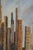 Wood Mid Century Helen McRae New York Skyline Watercolor Cityscape Paintings 10" For Sale - Image 7 of 9