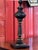 19th Century French Bronze Table Lamp With Baluster Column and Square Base For Sale - Image 4 of 12