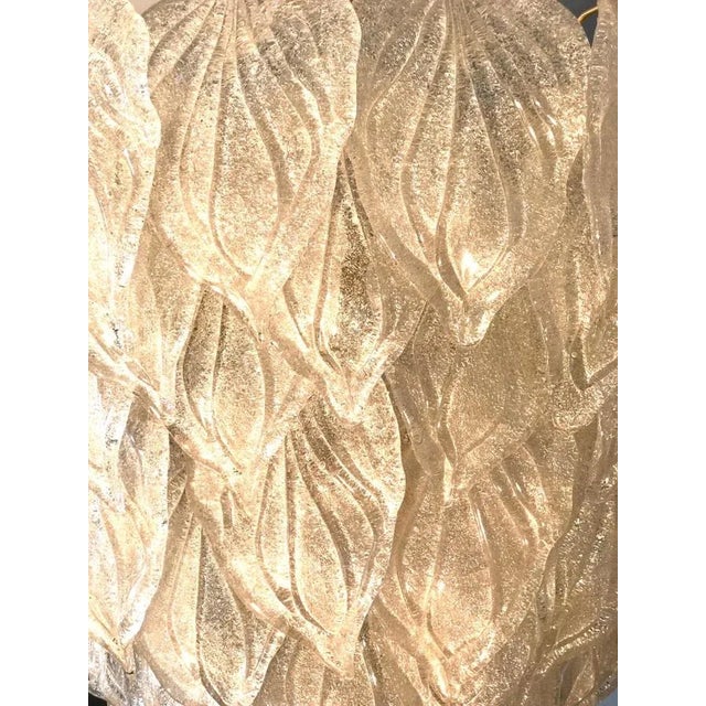 Italian Modern Murano Glass Polar Chandeliers, 1970s, Set of 2 For Sale - Image 9 of 18