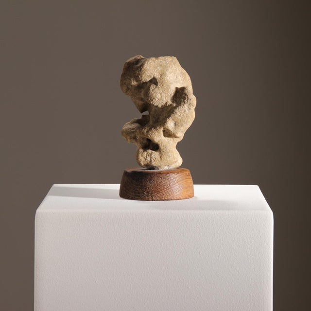Hans-Hermann Lippold, Metamorphose, 1971, Stone on Wood Base For Sale - Image 4 of 8