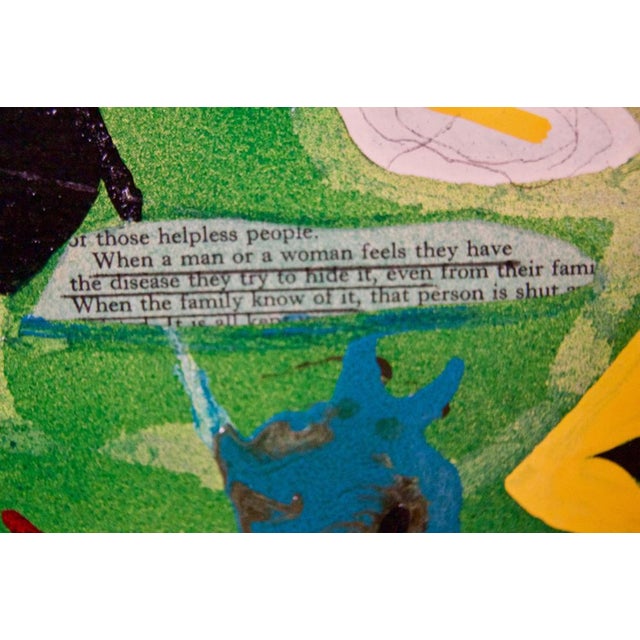 Leviticus, Late 20th-Century, Abstract Mixed Media on Wood by George De Goya, 1975 For Sale - Image 6 of 11