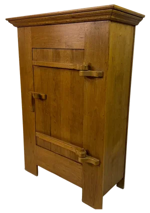 Brutalist Oak Cabinet, 1960s