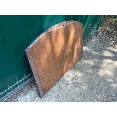 19th Century Louis Philippe Black Arched Mantel Mirror Infuse your space with timeless sophistication with our French...