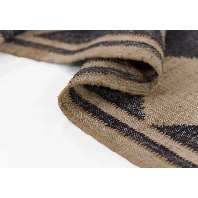 Textile Erin Gates by Momeni Orchard Court Checker Black Hand Woven Wool and Jute Area Rug 2'3" X 8' Runner For Sale - Image 7 of 12
