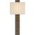 Anne-Marie Barton for Visual Comfort Signature Fumar 23" Tail Sconce in Ridged Graphite with Bouclé Shade For Sale