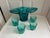 Cristal d' Arques Vintage Teal Luminarc Glasses France- Set of 4 For Sale - Image 4 of 5