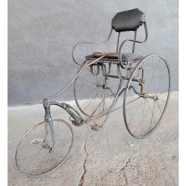 Victorian Antique Tricycle / Bicycle Circa. 1900 For Sale - Image 3 of 14