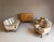 Henning Kjaernulf Mid Century Danish Brutalist Henning Kjaernulf Style Oak Lounge Chair For Sale - Image 4 of 8