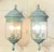 Elevate your home’s exterior or entryway with this spectacular, matching pair of heavy, solid brass wall-mounted lanterns....