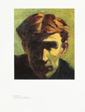 1990 After Fernand Leger "Self-Portrait", Full-Color Parisian Print