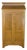 Antique American Victorian Slant Front Cabinet Bookcase Linen Press Wardrobe 75" For Sale