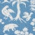 Contemporary Sample - Schumacher Woodland Silhouette Fabric in Blue For Sale - Image 3 of 5