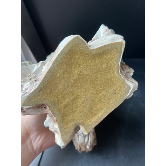 Mid 20th Century Vintage Mid 20th Century Giuseppe Tagliariol Italian Owl Sculpture Figurine Ceramic For Sale - Image 5 of 13