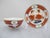 Japanese Japanese Imari Porcelain Butterfly & Flower Gold Trim Bowl or Cup & Saucer Pair For Sale - Image 3 of 13