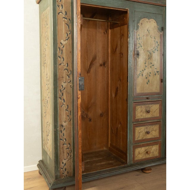 Wood Antique Austrian Farmhouse Cabinet For Sale - Image 7 of 11