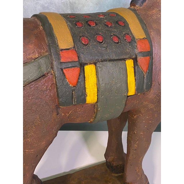 Antique Wooden Horse Sculpture, 1890s For Sale - Image 5 of 18