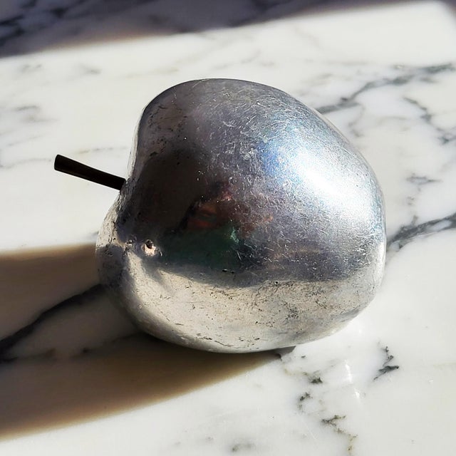 Metal Mid-Centruy Modern Apple Sculpture, 1950s For Sale - Image 7 of 7