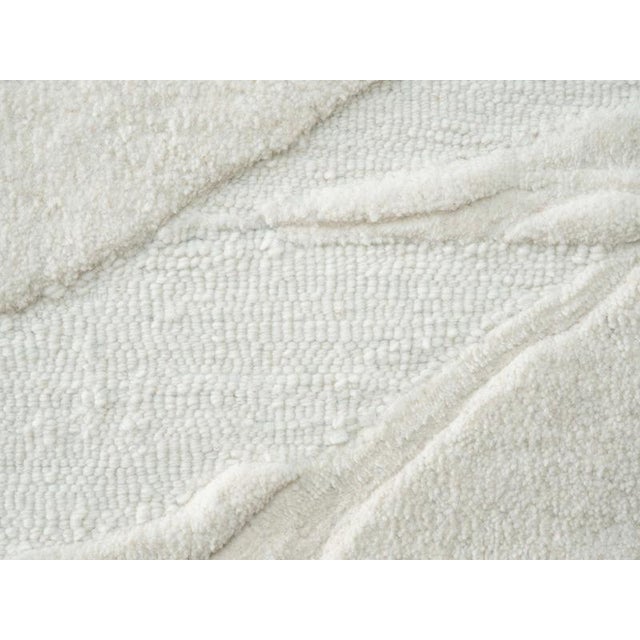 Diptyque Wall Sculpture in Wool and Metal by Tina Tictone For Sale - Image 4 of 9