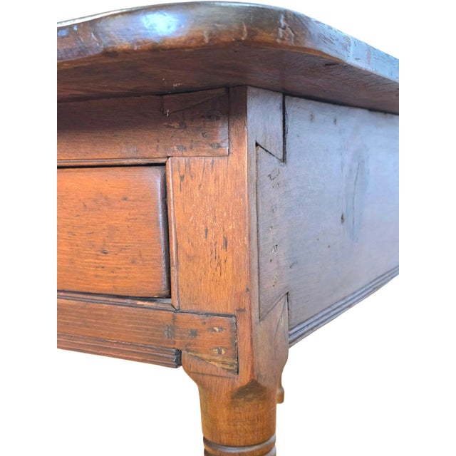 Mid 20th Century French Provincial Louis Philippe Period Fruitwood Drop-Leaf Table For Sale - Image 12 of 16