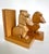 Pair of Swiss Handcrafted Wooden Dachshund Book Ends For Sale In Cincinnati - Image 6 of 12