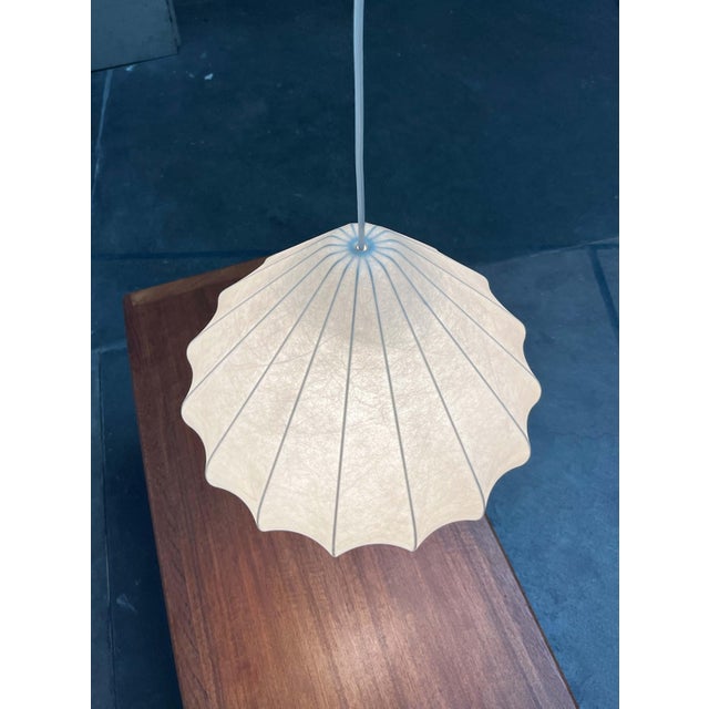 1960s Mid-Century Modern Cocoon Pendant Lamp by Friedel Wauer for Goldkant Leuchten, 1960s For Sale - Image 5 of 18