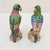 Early 20th Century Porcelain Parrot Bird Figurines Continental Meissen-Style — Pair For Sale - Image 9 of 12