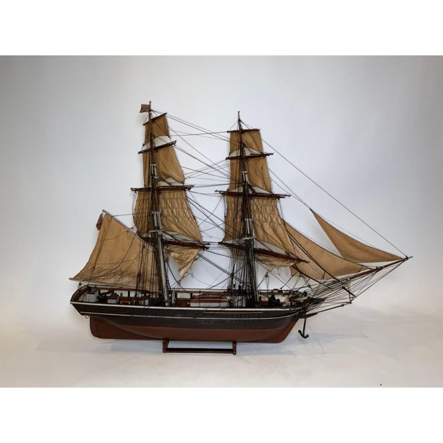 Antique Model of the Brig Bertha For Sale In Boston - Image 6 of 12