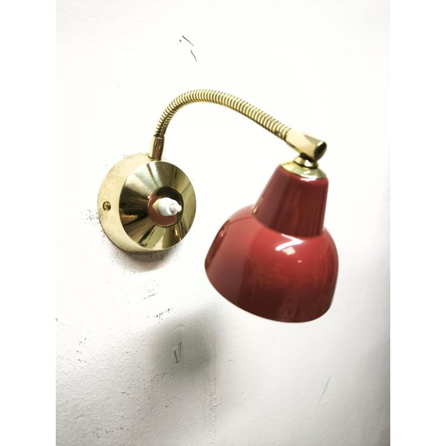 1960s Adjustable Wall Light with Push-Button Ignition, 1960s For Sale - Image 5 of 18