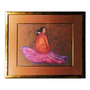 RC Gorman "Shaina" Original Pastel Drawing Hand Signed