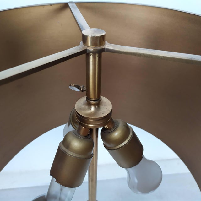 Golden Bronze Lamp by Maison Charles for Maison Charles, 1970s For Sale - Image 15 of 18