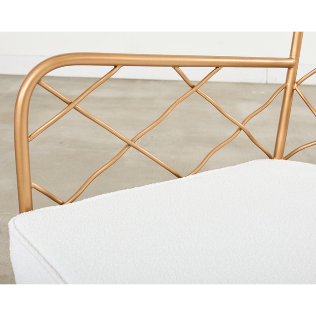 Pair of Maison Jean Royere Style Croisillion Armchairs For Sale - Image 17 of 18