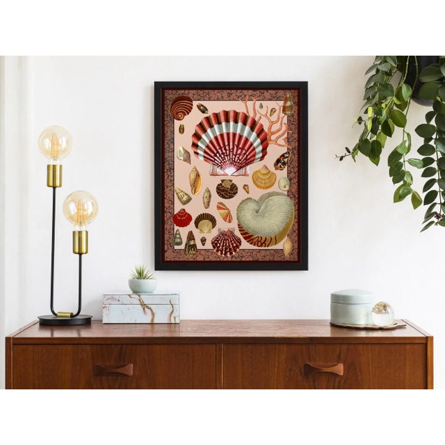 Surrealism "Coquille " Maximalist Shell Collage Print For Sale - Image 3 of 6