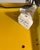 Vintage Cosco Stylaire Yellow Chrome Step Stool Chair For Sale - Image 9 of 9