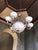 Late 20th Century Neo-Classical Cast Bronze Chandelier With Frosted Crystal Hand-Cut Globes For Sale - Image 13 of 13