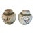 Vintage Chinese Handmade Chinese Enamel Brass Cloisonné Ginger Jars - Pair For Sale